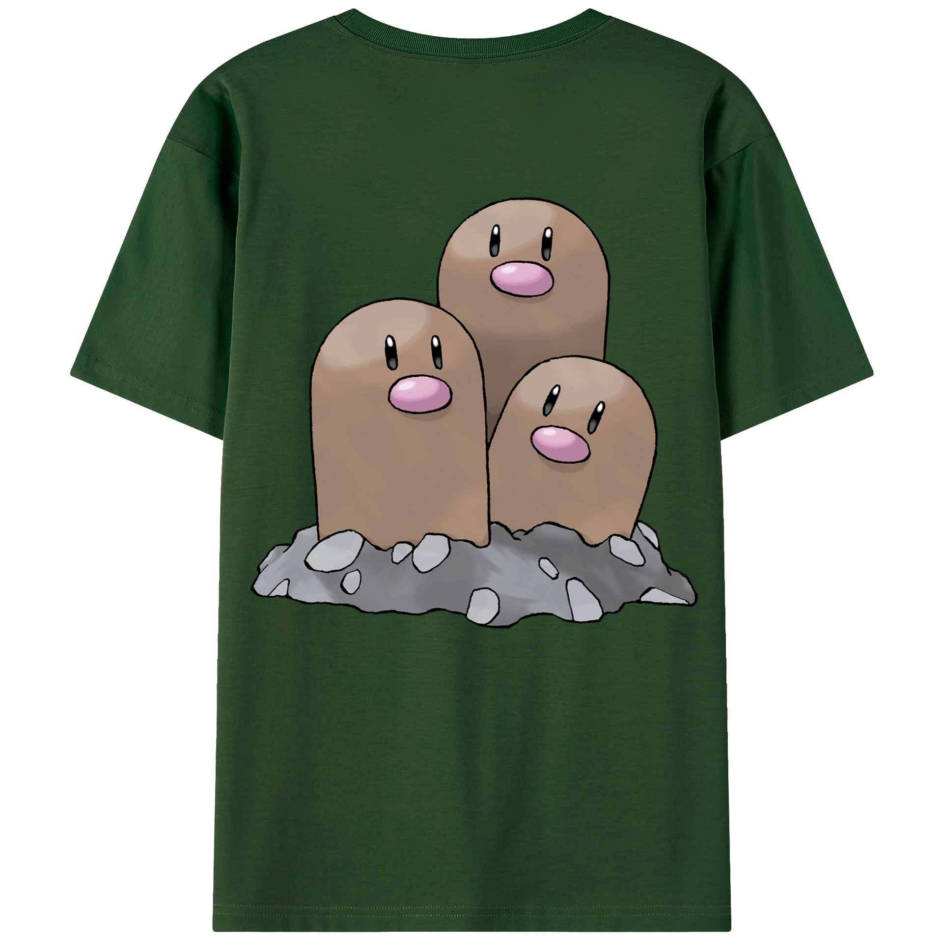 （画像用） ポケットモンスター Pokémon 綿100％半袖Tシャツ（背面プリント）